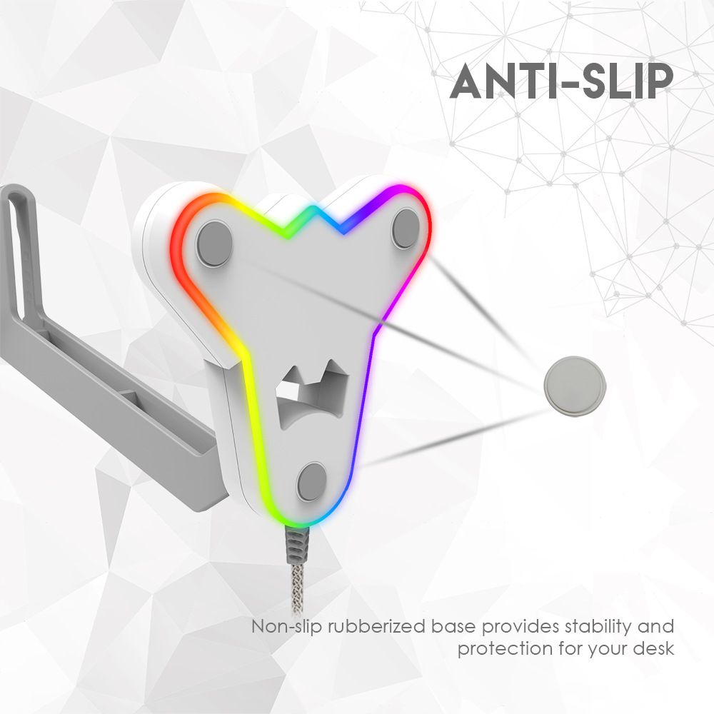 FANTECH-AC3001S-RGB-Light-emitting-Headphone-Stand-Headset-Hook-Holder-Display-Rack-Storage-Tools-An-1728047