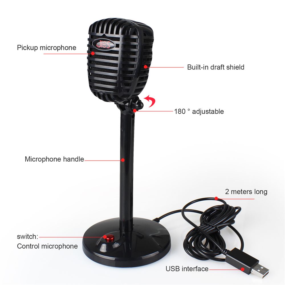 HXSJ-F13-Computer-Live-Microphone-360deg-Sound-Pickup-Adjustable-Angle-USB-interface-Voice-Video-Cha-1711734