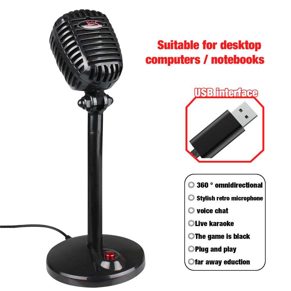 HXSJ-F13-Computer-Live-Microphone-360deg-Sound-Pickup-Adjustable-Angle-USB-interface-Voice-Video-Cha-1711734