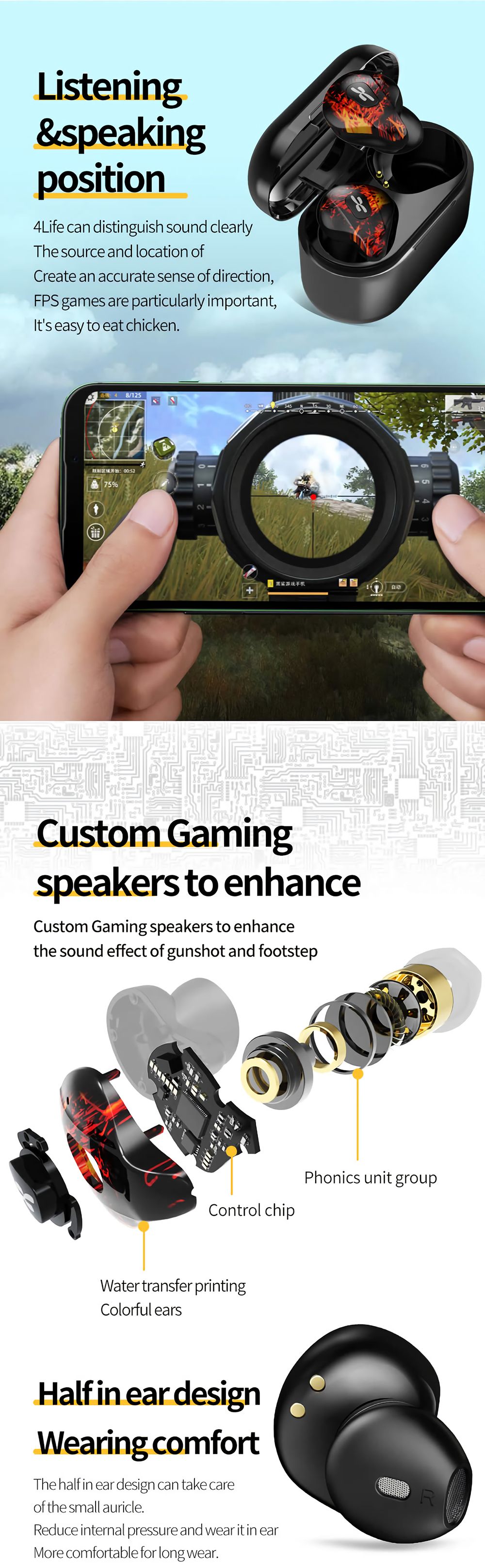 Plextone-4Life-TWS-Earphones-bluetooth-50-Stereo-Wireless-Headset-Gaming-Earphone-IPX5-Waterproof-Wi-1703893