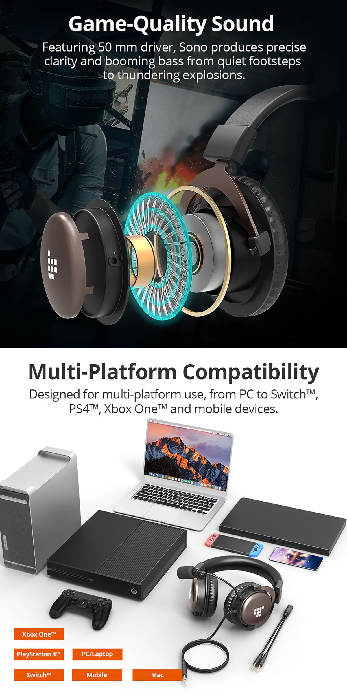 Tronsmart-Sono-Premium-Multi-Platform-Gaming-Headset-Wired-Headphones-50mm-Driver-with-Detachable-Mi-1666562