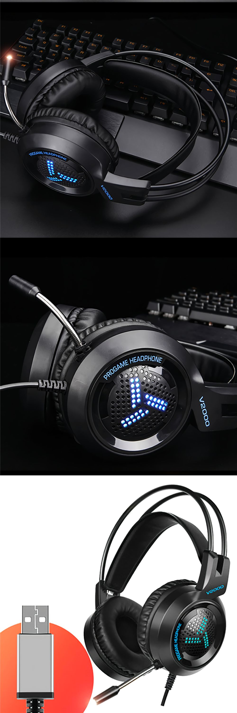 V2000-Game-Headset-71-Stereo-Surround-Sound-LED-Colorful-Gaming-Headphone-with-Mic-for-Xbox-1-PS4-Co-1720601