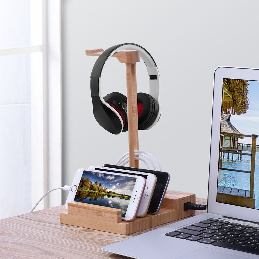 Wooden-Headphone-Stand-Headset-Hanger-Mobile-Phone-Tablet-Stand-Holder-with-Universal-USB-Charging-P-1690553