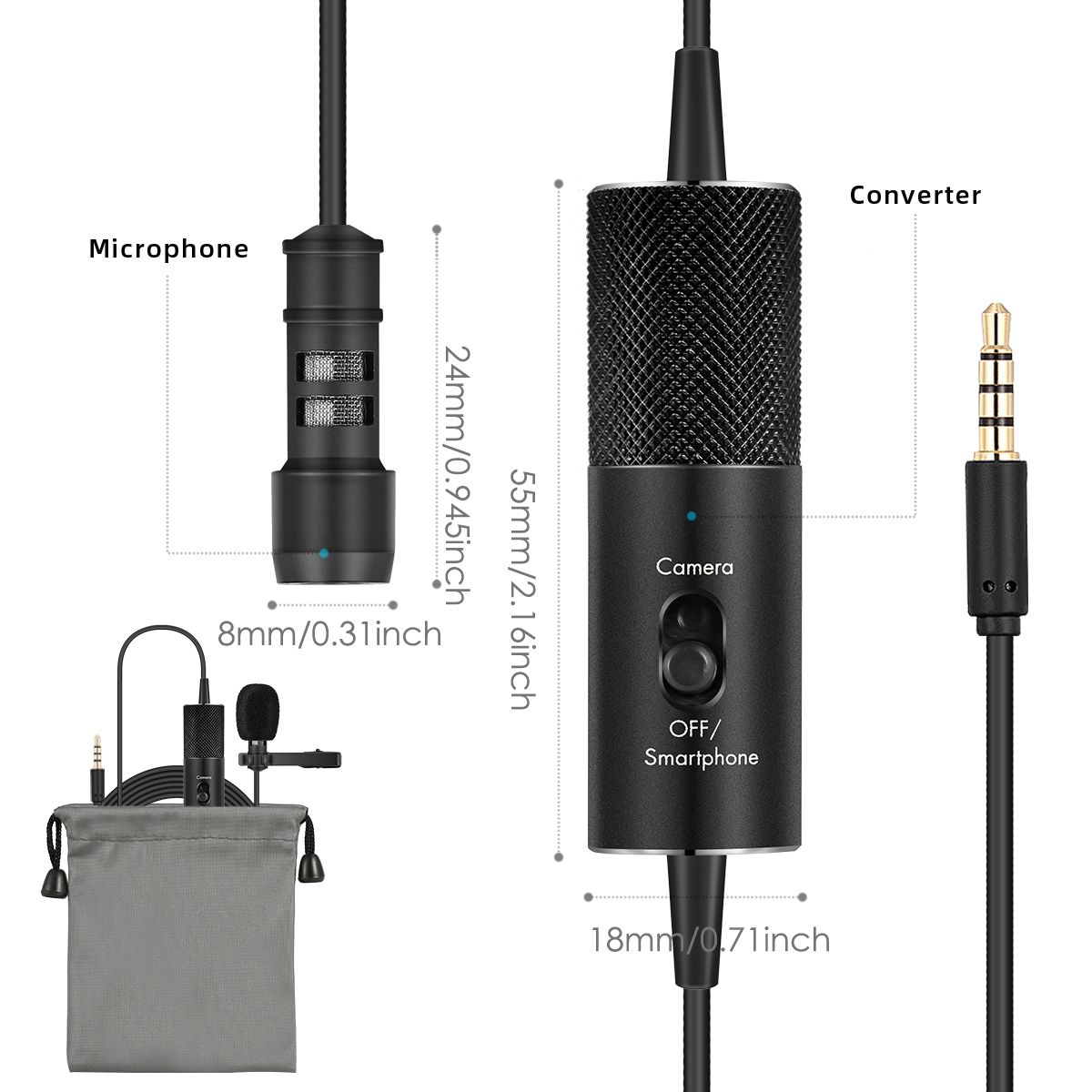 Yanmai-R955S-Clip-on-Type-Lavalier-Omnidirectional-Condenser-Microphone-35mm-Mini-Microphone-for-Cam-1473126