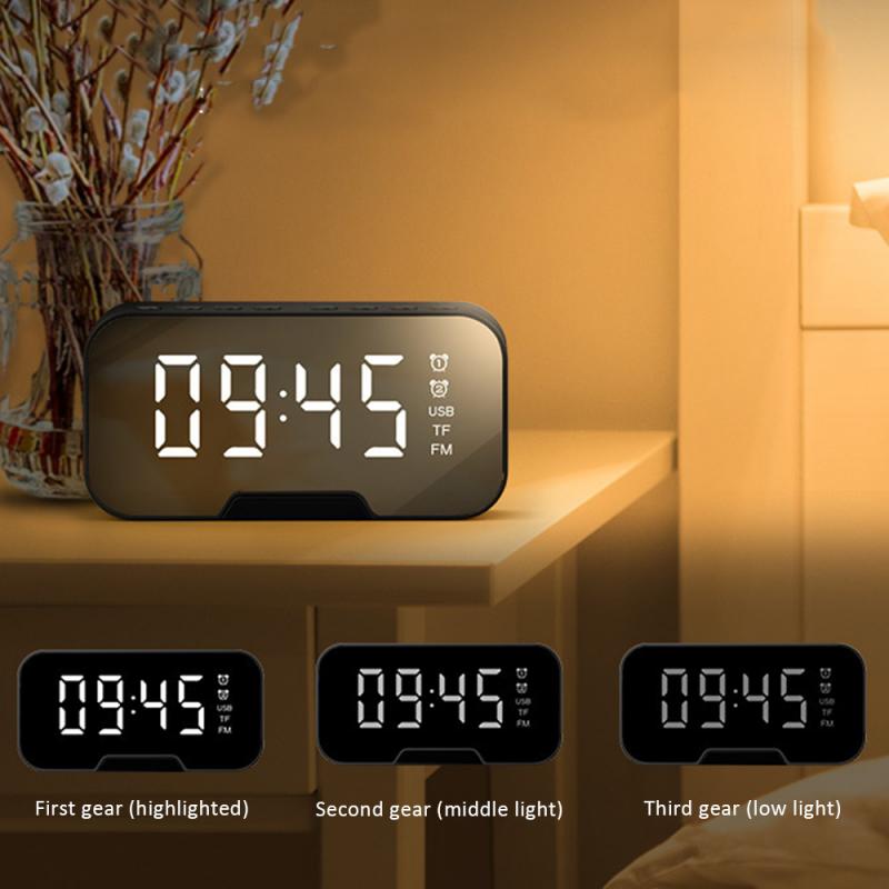 2020-New-Wireless-bluetooth-Clock-Speaker-Radio-LED-Mirror-Alarm-Clock-Subwoofer-Music-Player-Snooze-1741989