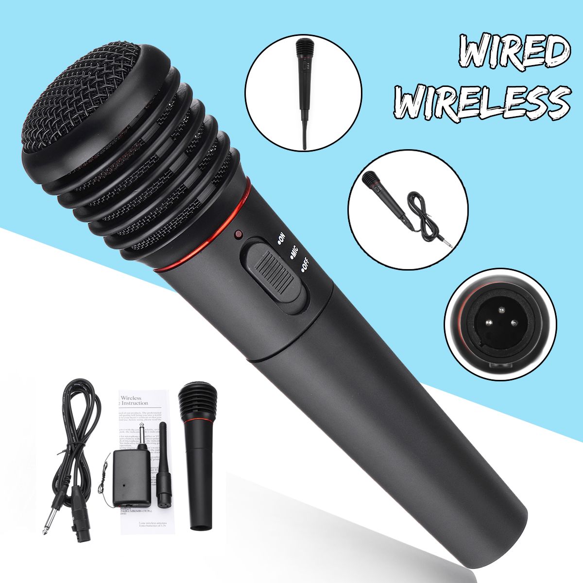 2In1-Professional-Wired-Wireless-Handheld-Microphone-Mic-Dynamic-Cordless-for-KTV-Karaoke-Recording-1518191