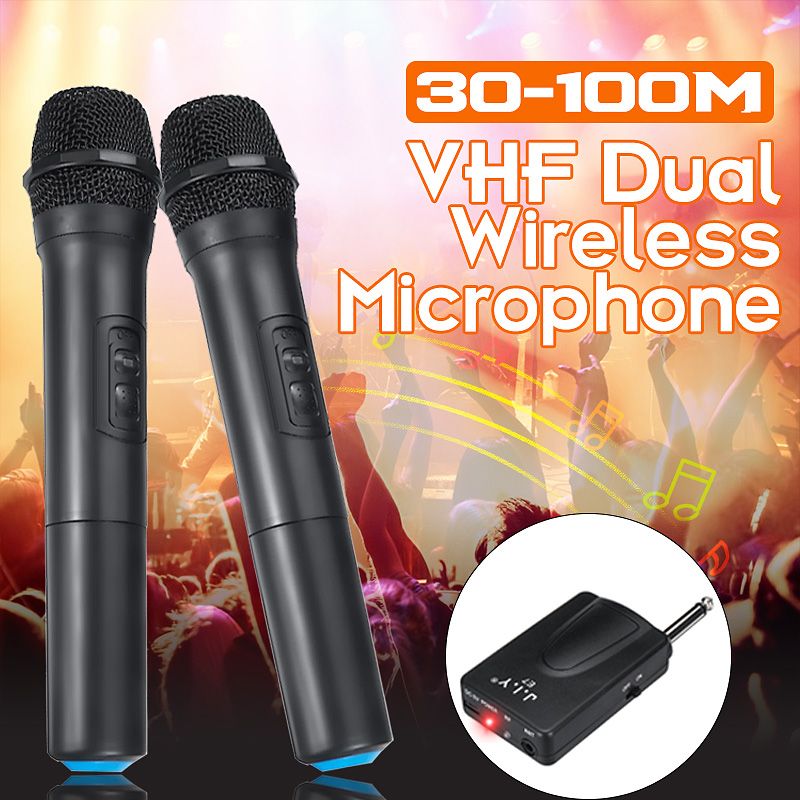 2Pcs-VHF-Wireless-Bluetooth-Karaoke-Microphone-Speaker-2-Handheld-MIC-KTV-Player-1496443