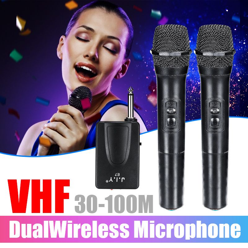 2Pcs-VHF-Wireless-Bluetooth-Karaoke-Microphone-Speaker-2-Handheld-MIC-KTV-Player-1496443