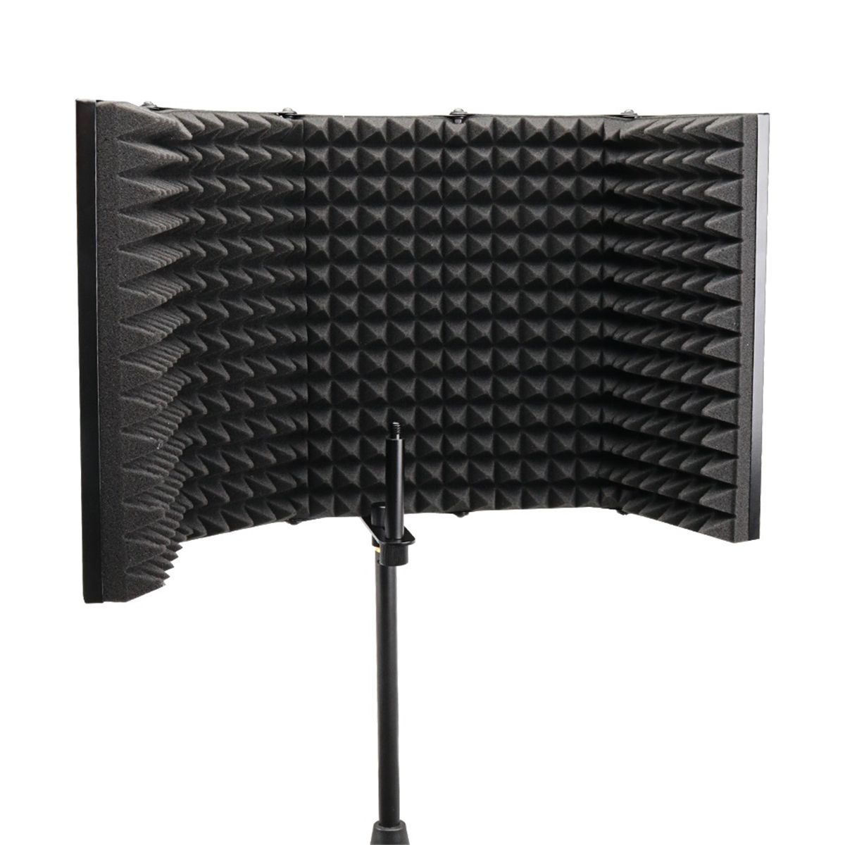 575-x-28cm-Foldable-Adjustable-Studio-Recording-Microphone-Isolator-Sound-Absorbing-Foam-Panel-Mic-I-1561155