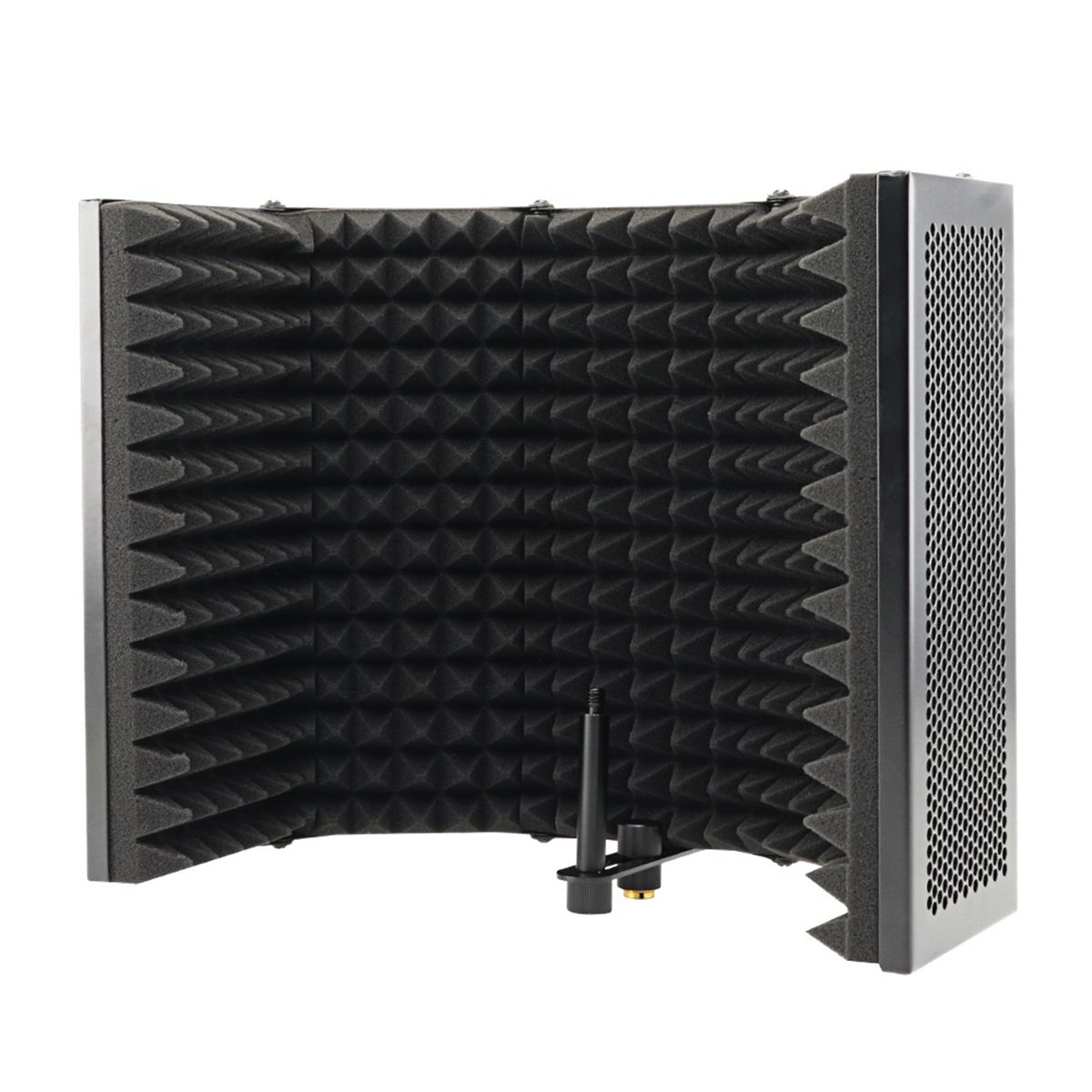 575-x-28cm-Foldable-Adjustable-Studio-Recording-Microphone-Isolator-Sound-Absorbing-Foam-Panel-Mic-I-1561155