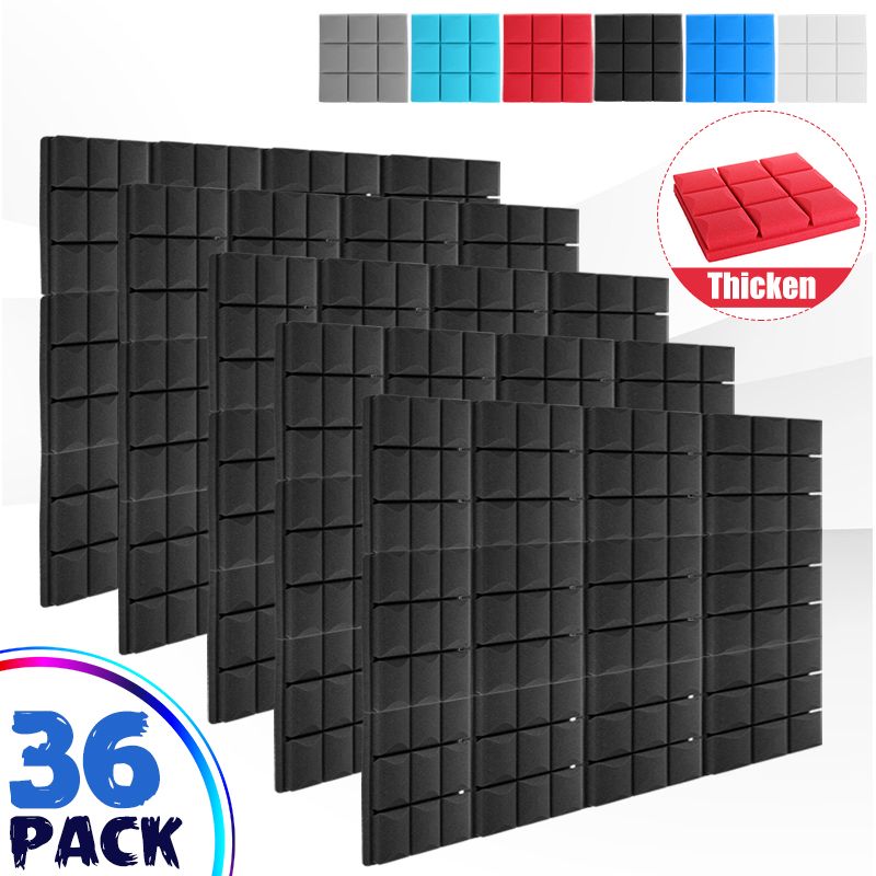 6Pcs-27x27x4-Acoustic-Panels-Tiles-Studio-Soundproofing-Isolation-Wedge-Sponge-Foam-1749838