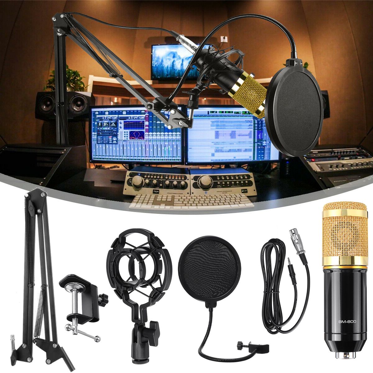 BM800-Condenser-Microphone-Kit-Pro-Studio-Audio-Recording-Mic-for-Live-Broadcast-for-Mobile-Phone-PC-1748912