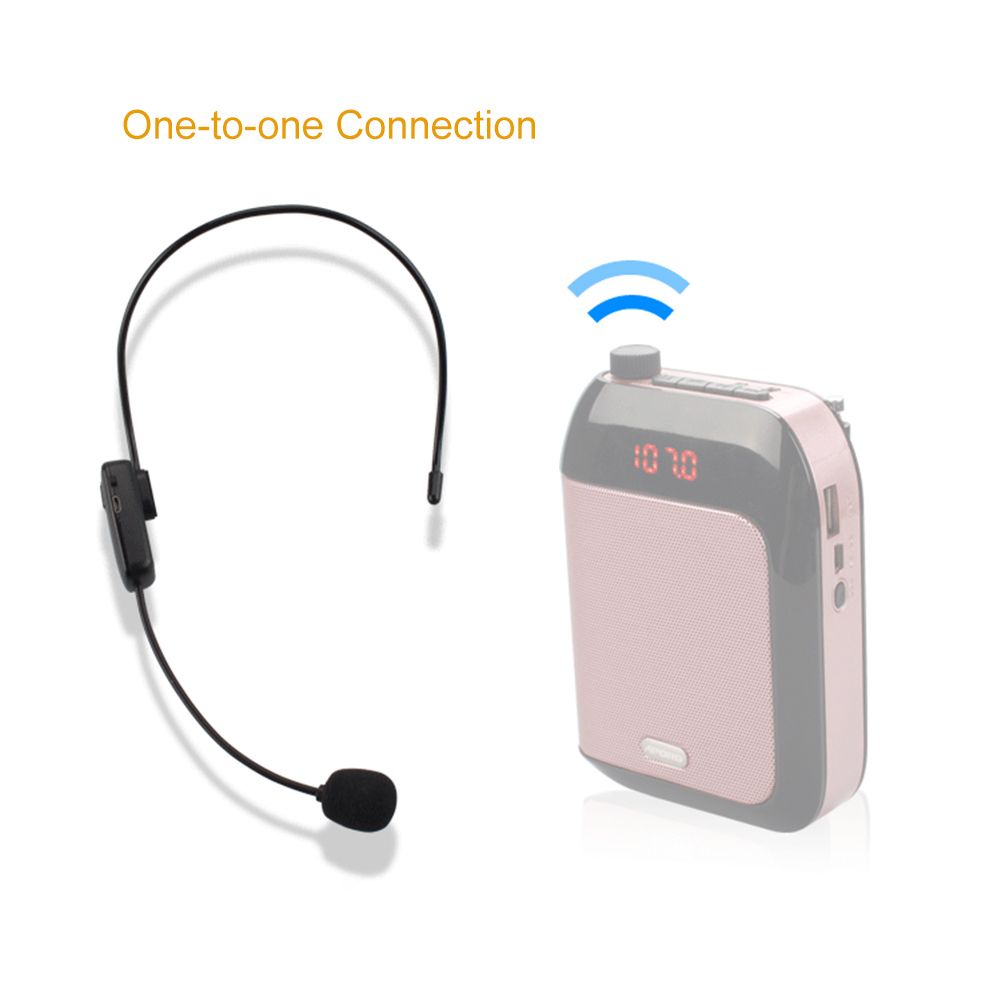 Bakeey-Portable-FM-Wireless-Microphone-Headset-Megaphone-Radio-Mic-for-Loudspeaker-for-Teaching-Tour-1584258