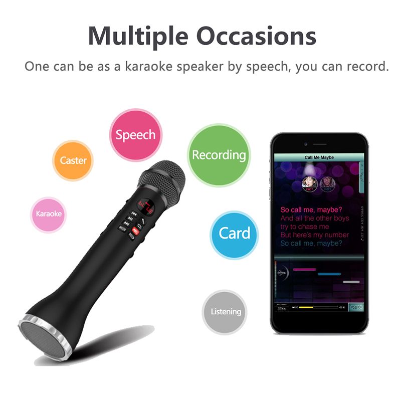 Bakeey-Portable-Wireless-bluetooth-Microphone-Record-Card-Speech-Karaoke-2000mAh-35mm-Audio-Micropho-1412543