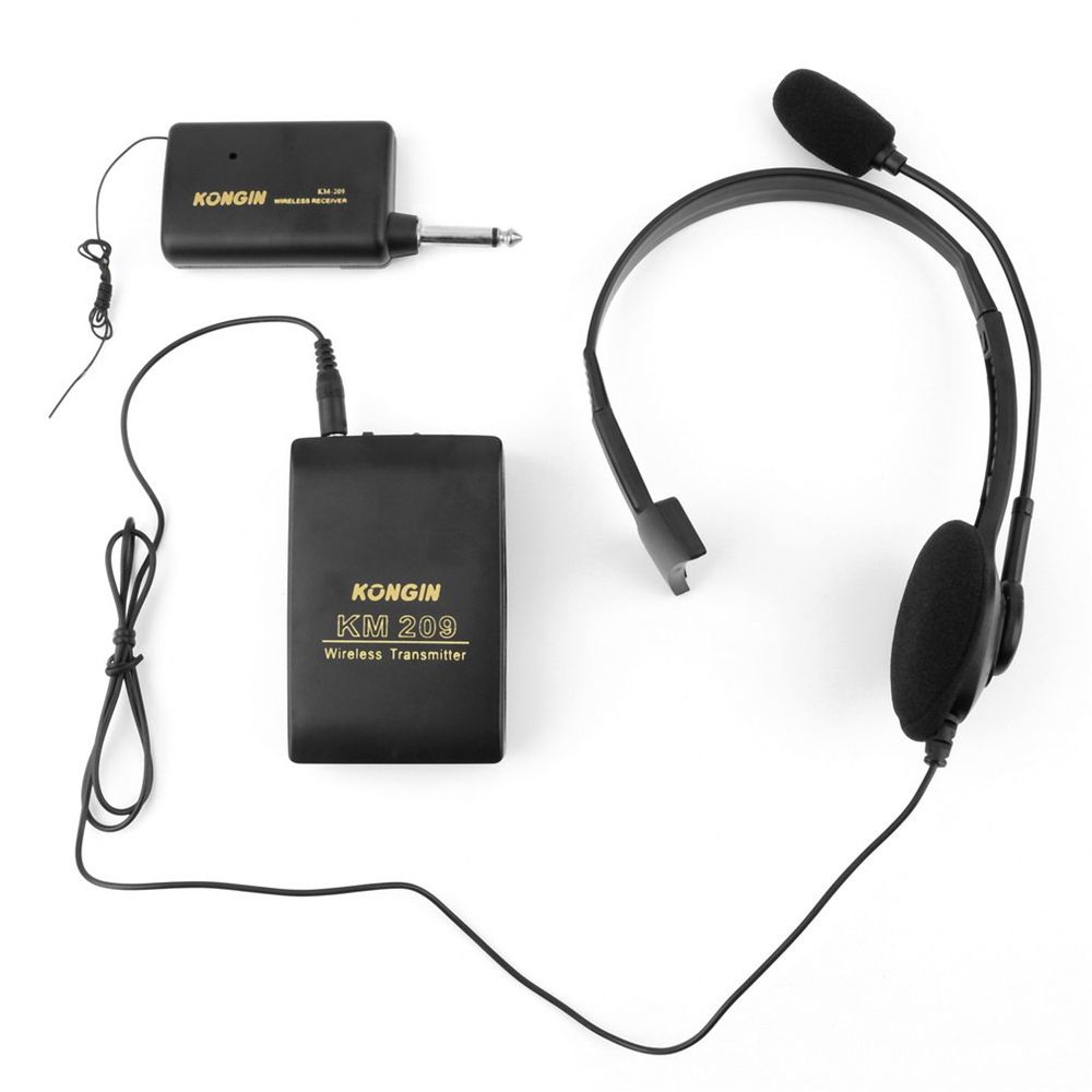 Bakeey-VHF-Stage-Wireless-Lavalier-Lapel-Headset-Microphone-Mic-FM-Transmitter-Bodypack-Transmiter-1620585