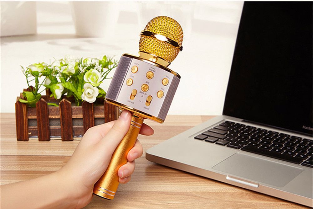 Bakeey-WS858-bluetooth-Micrphone-Wireless-Microphone-Handheld-Karaoke-Voice-Record-TF-Card-Portable--1697310