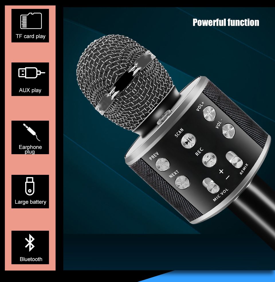 Bakeey-WS858-bluetooth-Micrphone-Wireless-Microphone-Handheld-Karaoke-Voice-Record-TF-Card-Portable--1697310