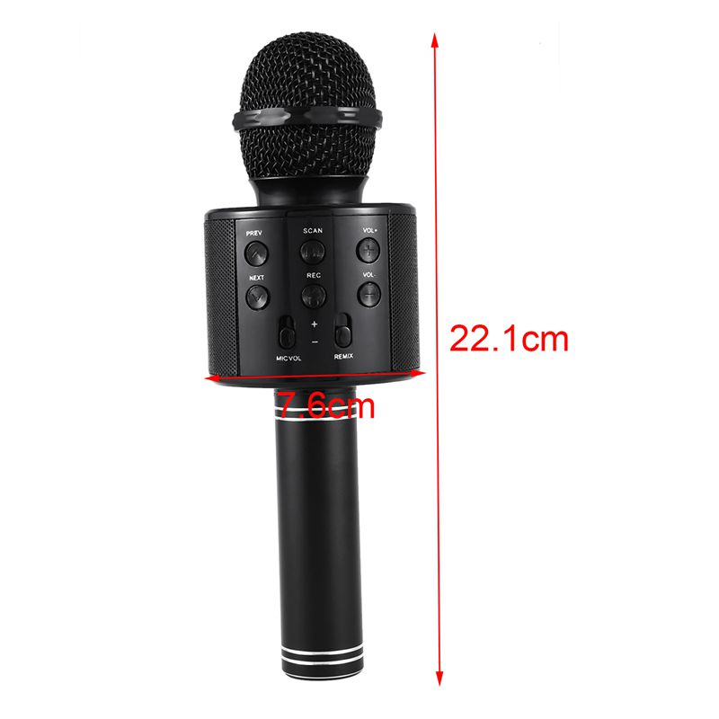 Bakeey-WS858-bluetooth-Micrphone-Wireless-Microphone-Handheld-Karaoke-Voice-Record-TF-Card-Portable--1697310