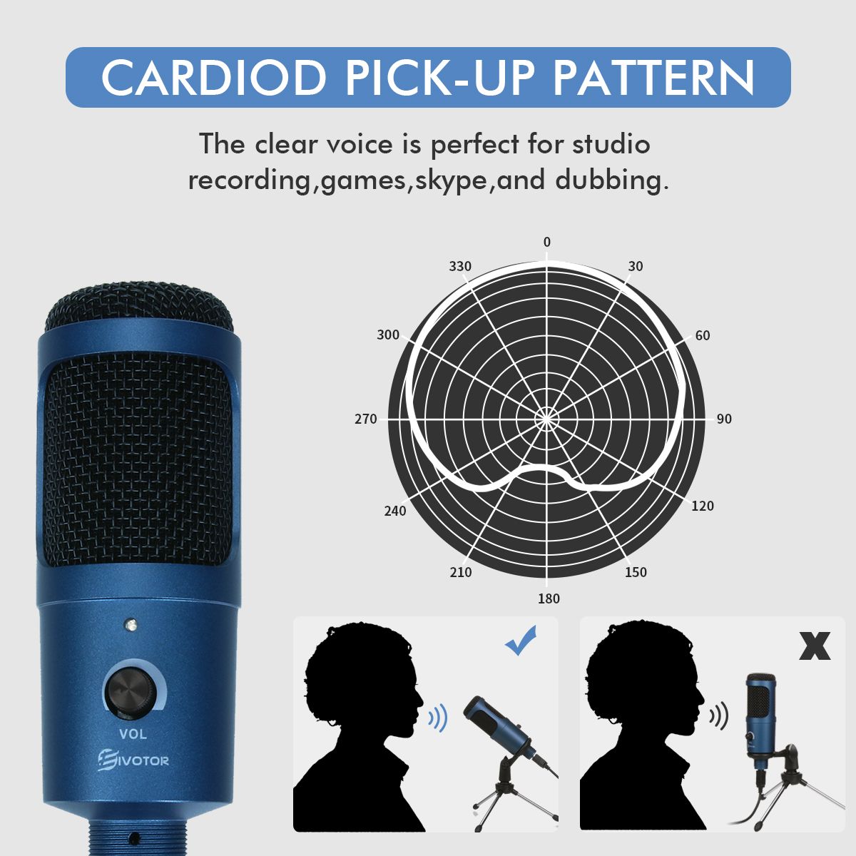 EIVOTOR-USB-Condenser-Microphone-192KHZ-24-Bit-Plug-Play-Computer-Microphone-Podcast-Vocal-Recording-1760030