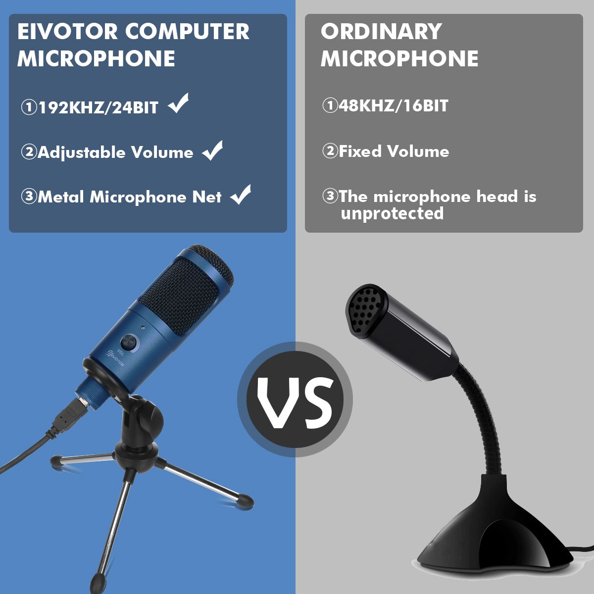 EIVOTOR-USB-Condenser-Microphone-192KHZ-24-Bit-Plug-Play-Computer-Microphone-Podcast-Vocal-Recording-1760030