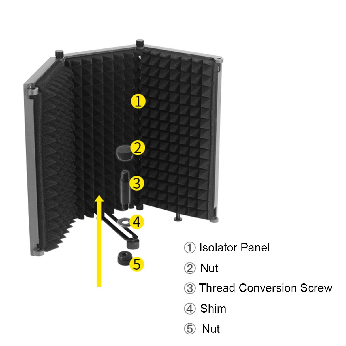 Foldable-Microphone-Acoustic-Isolation-Shield-Acoustic-Foams-Studio-Panel-for-Recording-Live-Broadca-1670638