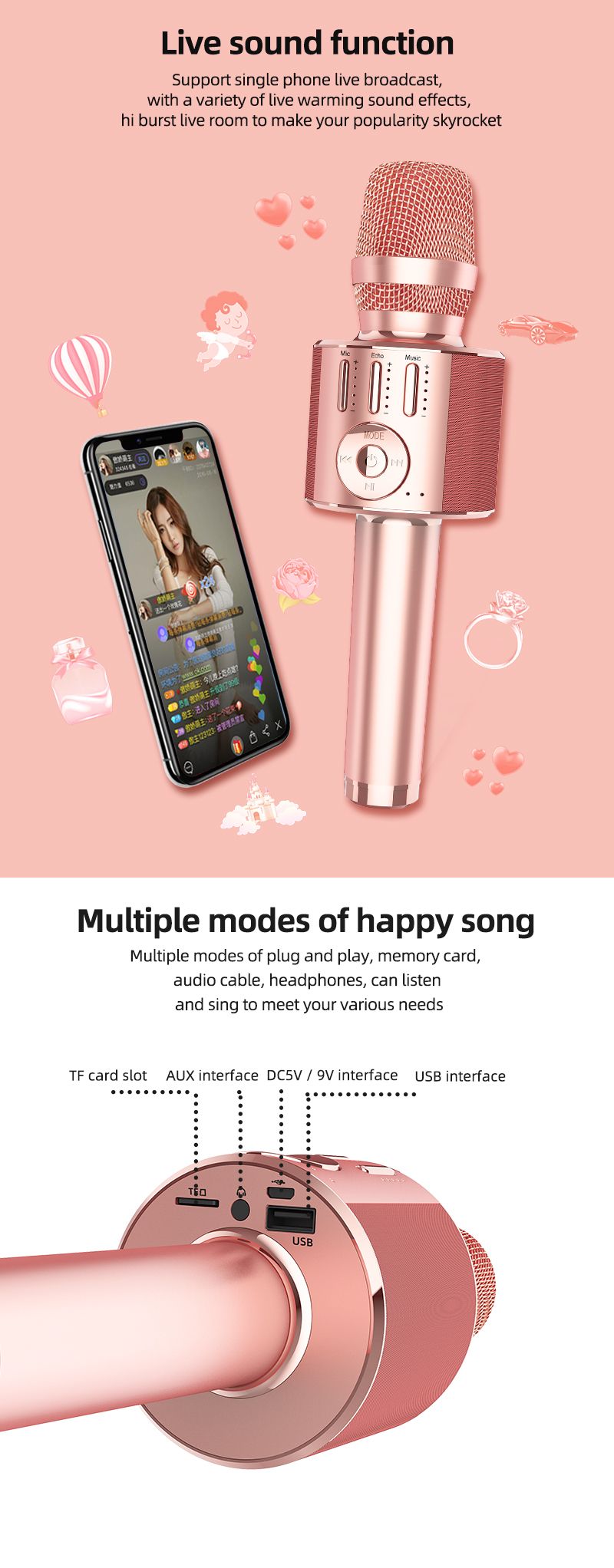 H35-bluetooth-Microphone-Karaoke-Multiple-Modes-Long-Battery-Life-Ergonomics-Design-Beautiful-Sound--1740434