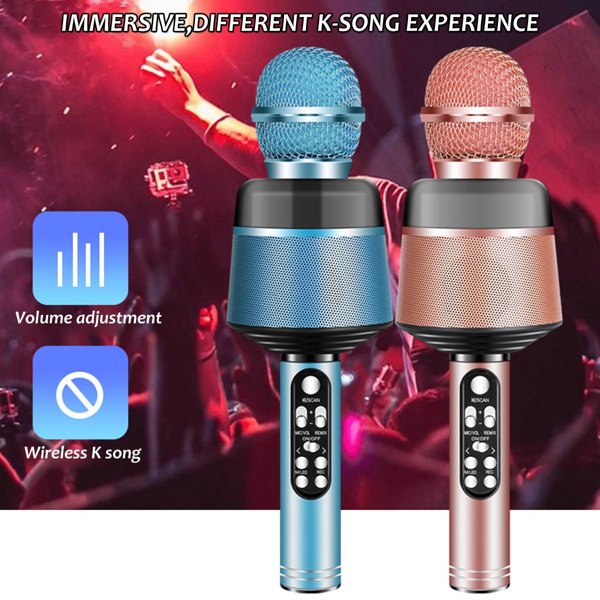 Home-Karaoke-Microphones-Speaker-Handheld-Music-Player-Singing-Recorder-KTV-1613578