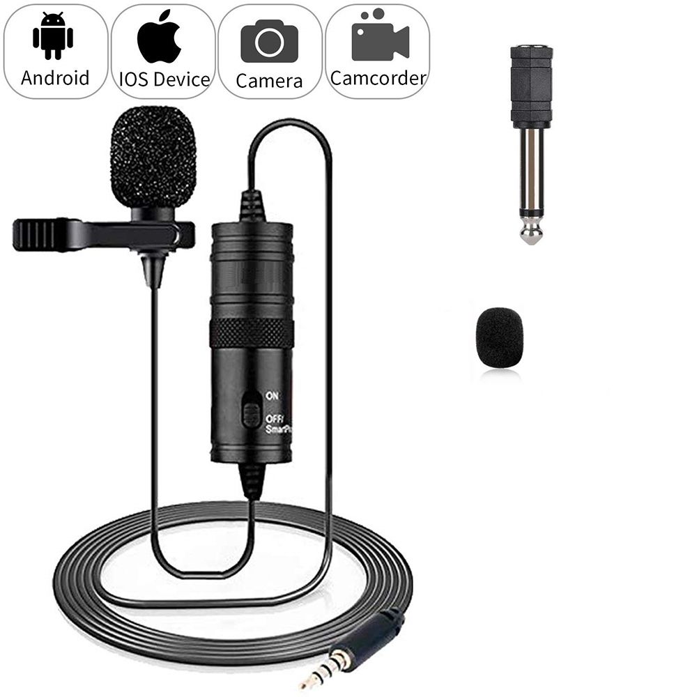 Lavalier-Omnidirectional-Condenser-Microphone-Clip-Mic-for-iPhone-Android-Mobile-Phone-Camera-Live-B-1605069