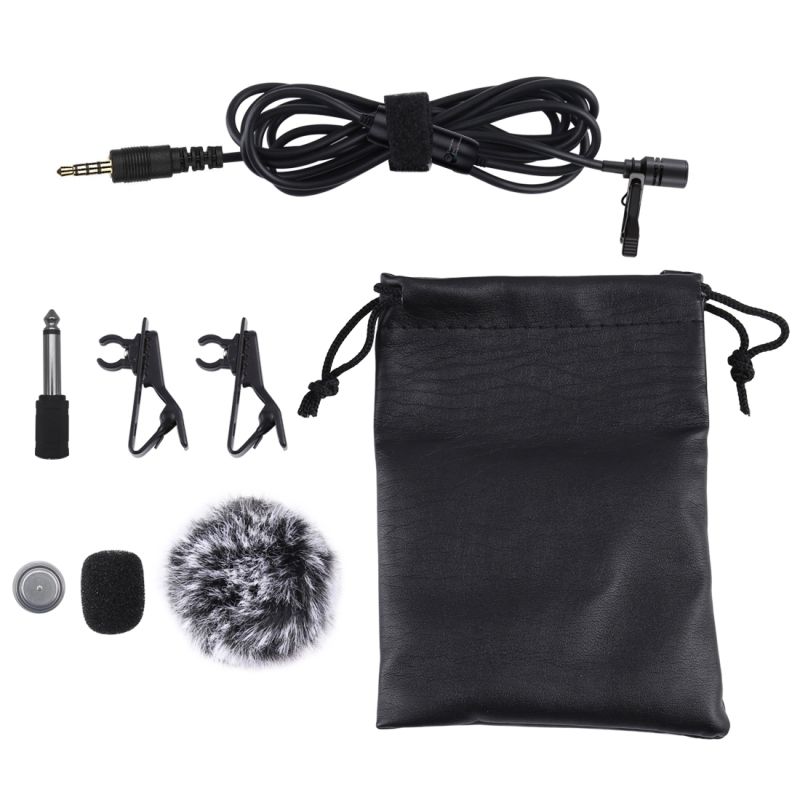 PULUZ-PU427-6M-35mm-Jack-Microphone-M1-Omnidirectional-Condenser-Microphone-Recording-Live-Vlogging--1727162