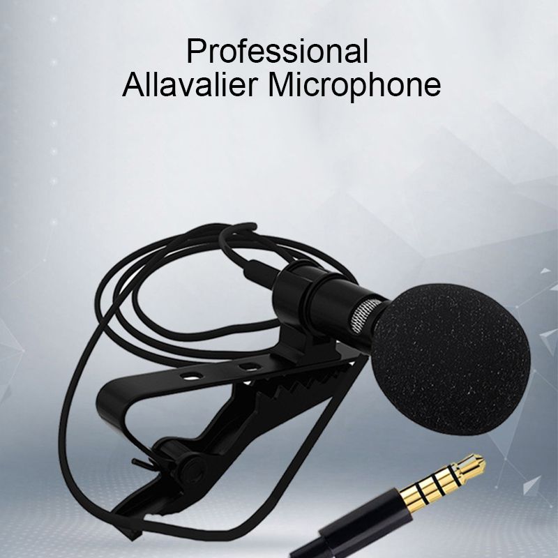 Portable-35mm-Jack-Clip-on-Wired-Condenser-Lapel-Microphone-for-Recording-Speech-1459250