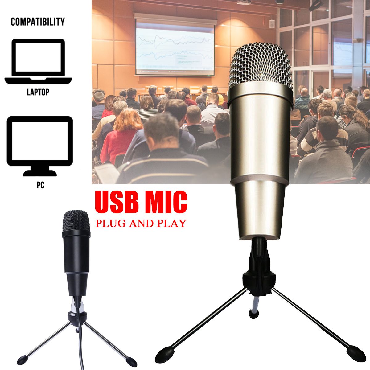 Professional-30Hz-20KHz-Dynamic-Cardioid-Capacitive-USB-Wired-Microphone-Mic-with-Desktop-Tripod-for-1717840