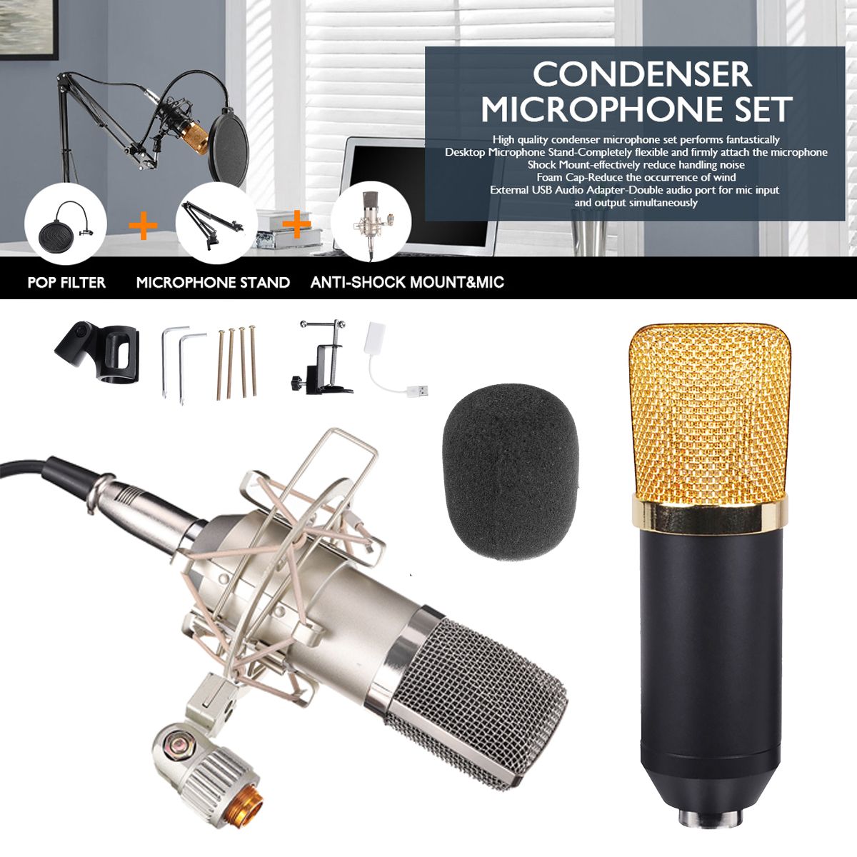 Professional-BM700-Condenser-Microphone-Studio-Wired-Computer-Mic-KTV-Singing-Studio-Recording-Kit-w-1678033