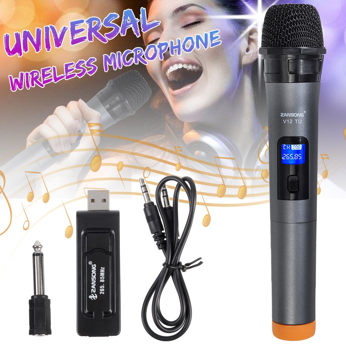 Professional-UHF-Wireless-Microphone-Handheld-Mic-System-Karaoke-With-Receiver-and-Display-Screen-1594315