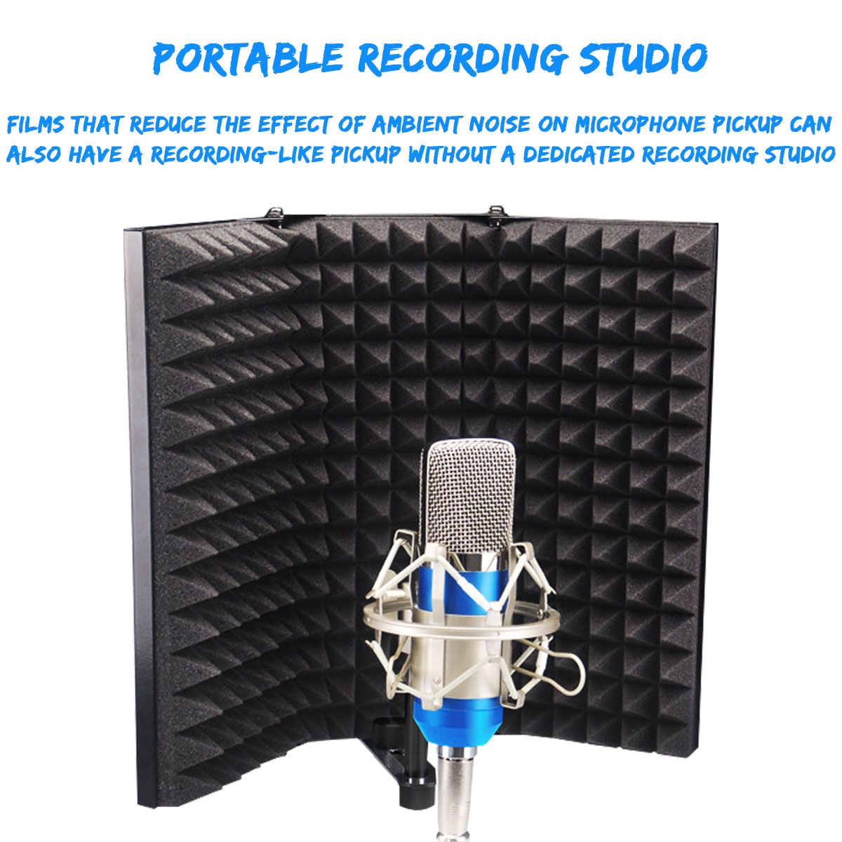 Studio-Microphone-Isolation-Shield-Recording-Foam-Panel-1514860