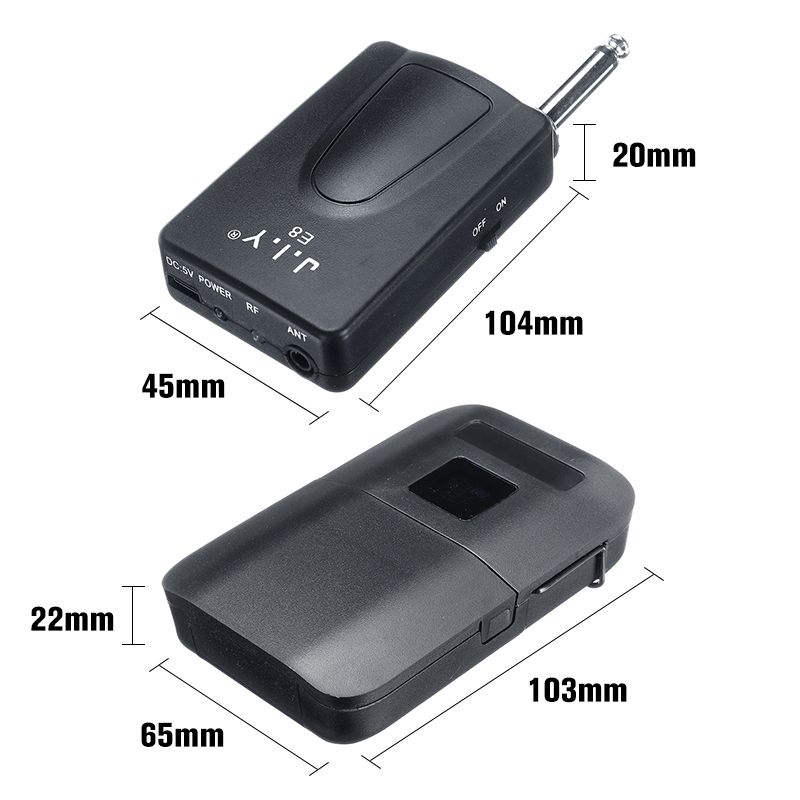 UHF-Wireless-Microphone-Lavalier-Lapel-Mic-Receiver-Transmitter-Dual-Headset-for-Speech-Teach-1454645