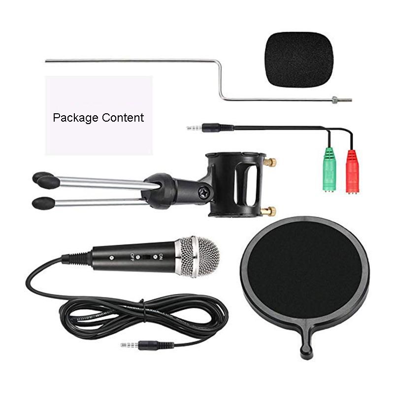 X-01-Mini-Condenser-Microphone-35mm-Recording-Mic-for-Computer-PC-Karaoke-for-Chat-Skype-YouTube-Gam-1703671