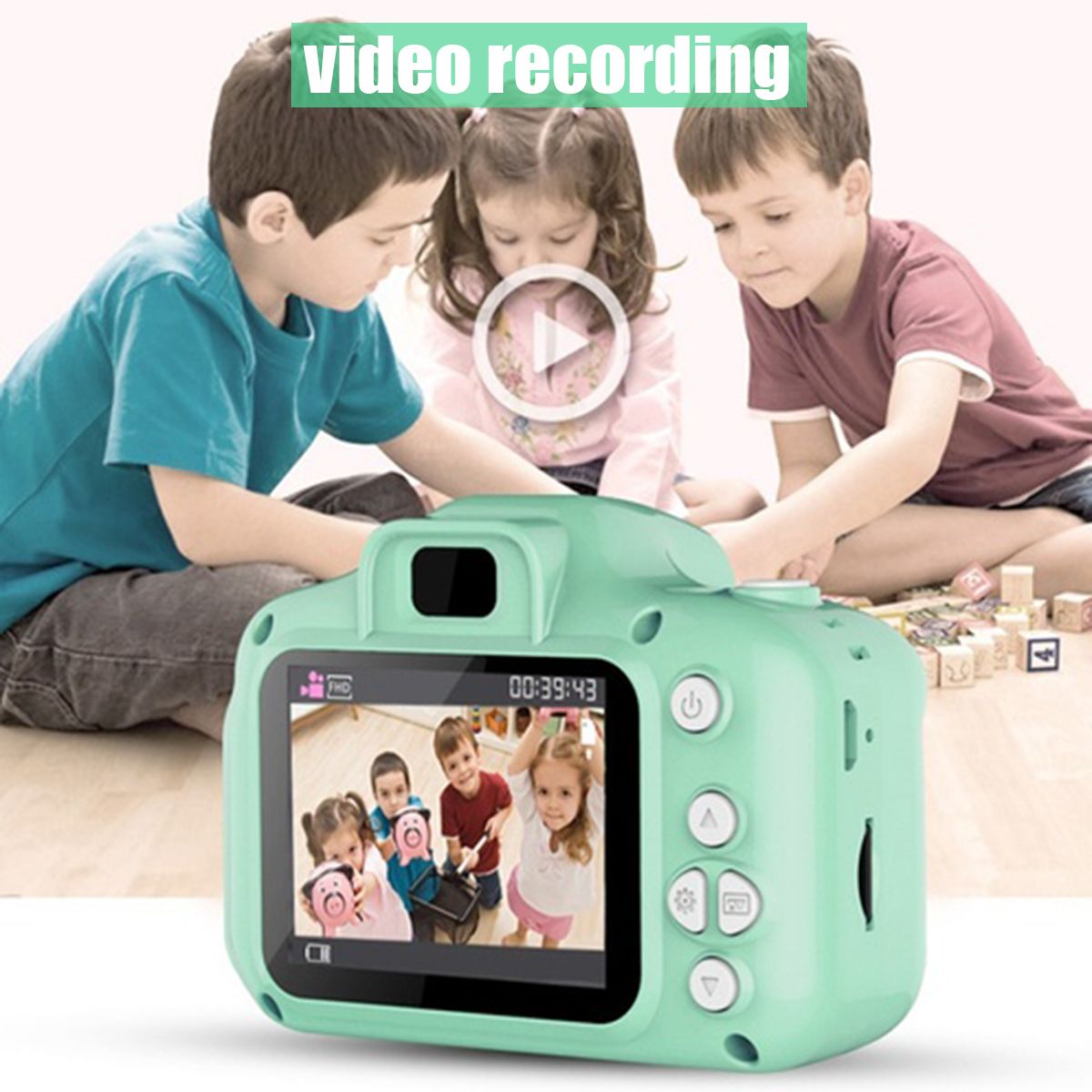 1080P-HD-13-Mega-Pixels-Children-Mini-Digital-Camera-Camcorder-with-20in-IPS-LCD-Screen-400mAh-Recha-1666525