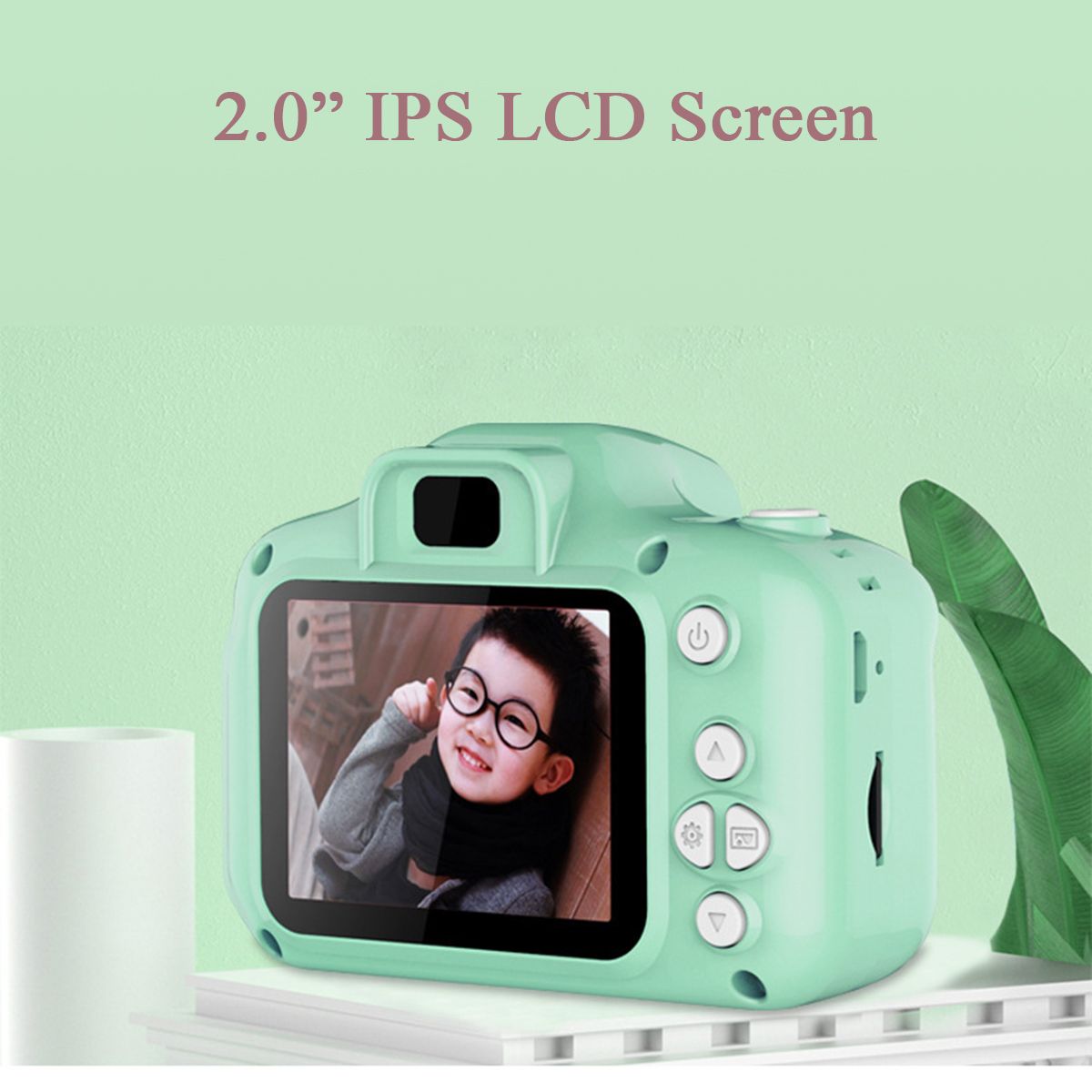 1080P-HD-13-Mega-Pixels-Children-Mini-Digital-Camera-Camcorder-with-20in-IPS-LCD-Screen-400mAh-Recha-1666525