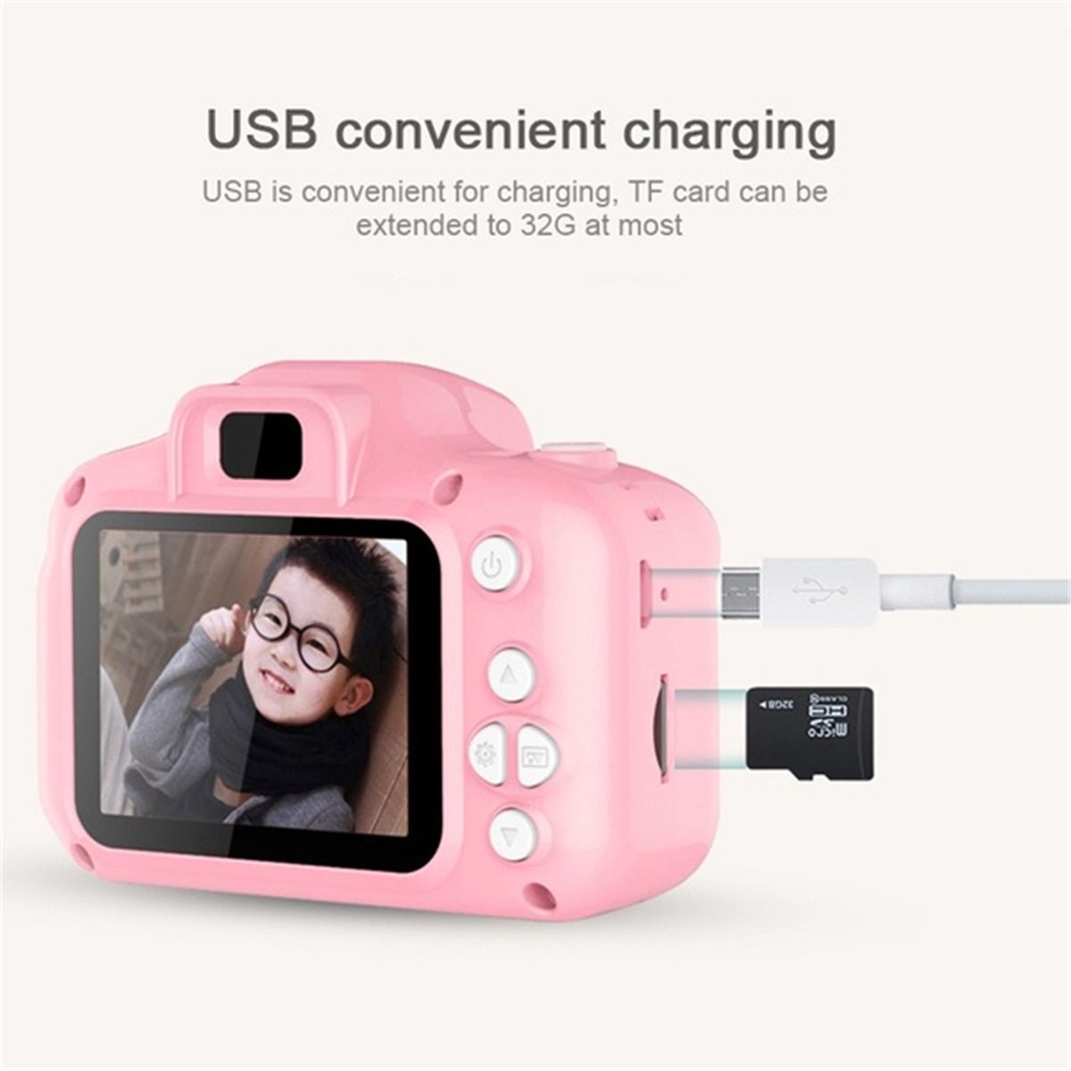 1080P-HD-13-Mega-Pixels-Children-Mini-Digital-Camera-Camcorder-with-20in-IPS-LCD-Screen-400mAh-Recha-1666525