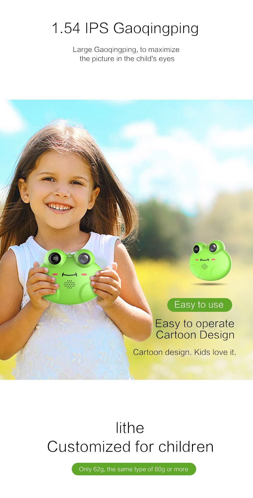 K5-Frog-Mini-Portable-Rechargeable-Kids-Camera-with-154-Inch-IPS-Screen-1440213