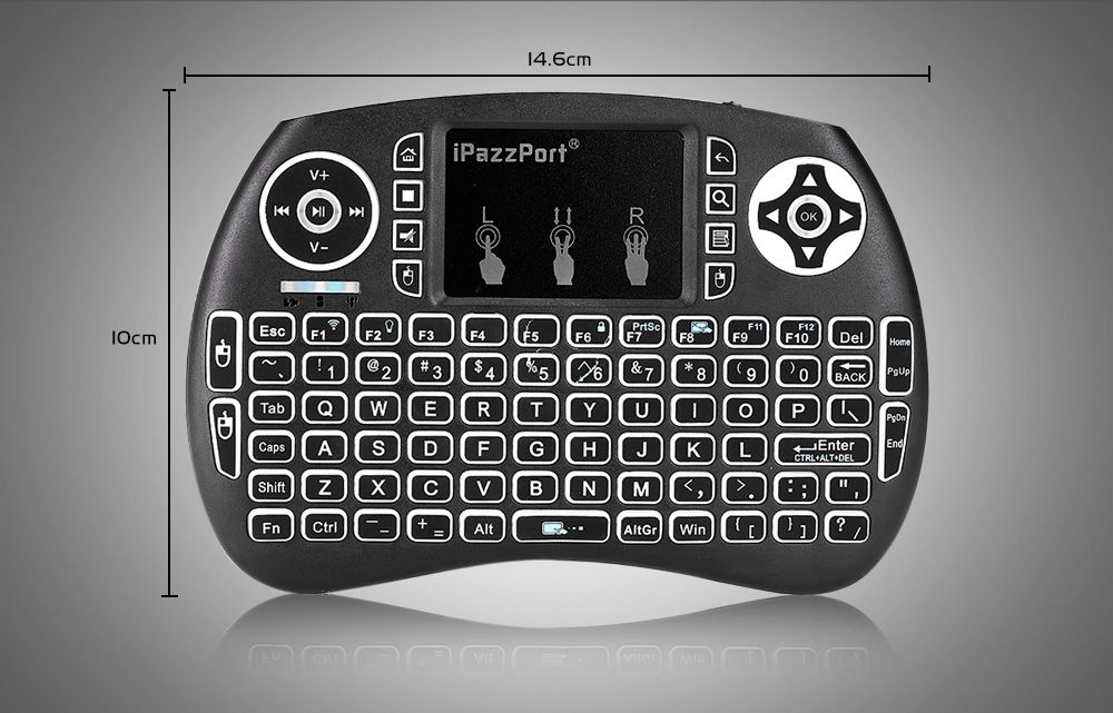 Ipazzport-KP21SDL-24G-Wireless-Three-Color-Backlit-German-Version-Mini-Keyboard-Touchpad-Air-Mouse-1181559