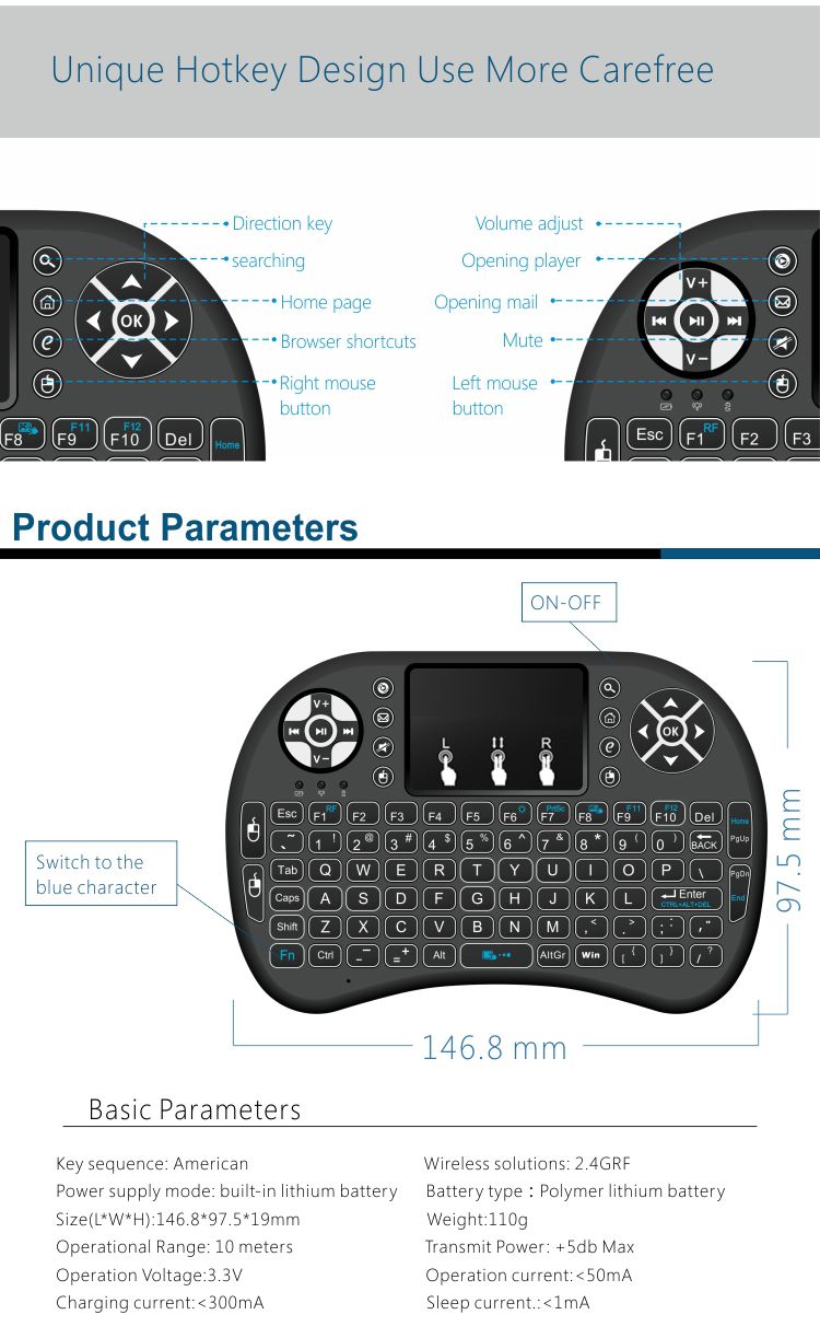 MINI-I8-Wireless-Backlit-24GHz-Touchpad-Keyboard-Air-Mouse-For-TV-Box-MINI-PC-1120384