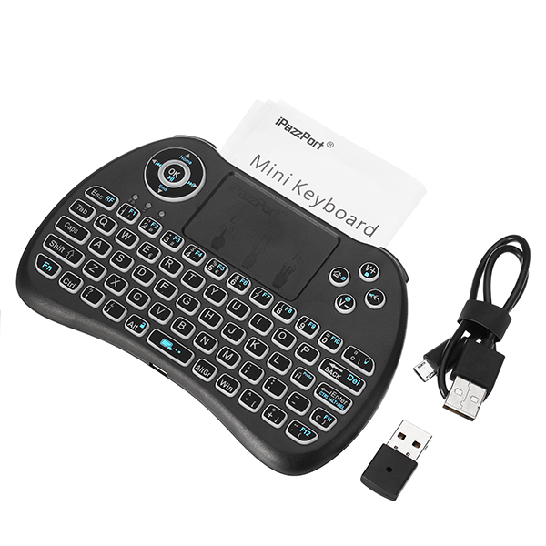 iPazzPort-KP-810-21Q-24G-Wireless-Spainish-Three-Color-Backlit-Mini-Keyboard-Touchpad-Air-Mouse-1201546