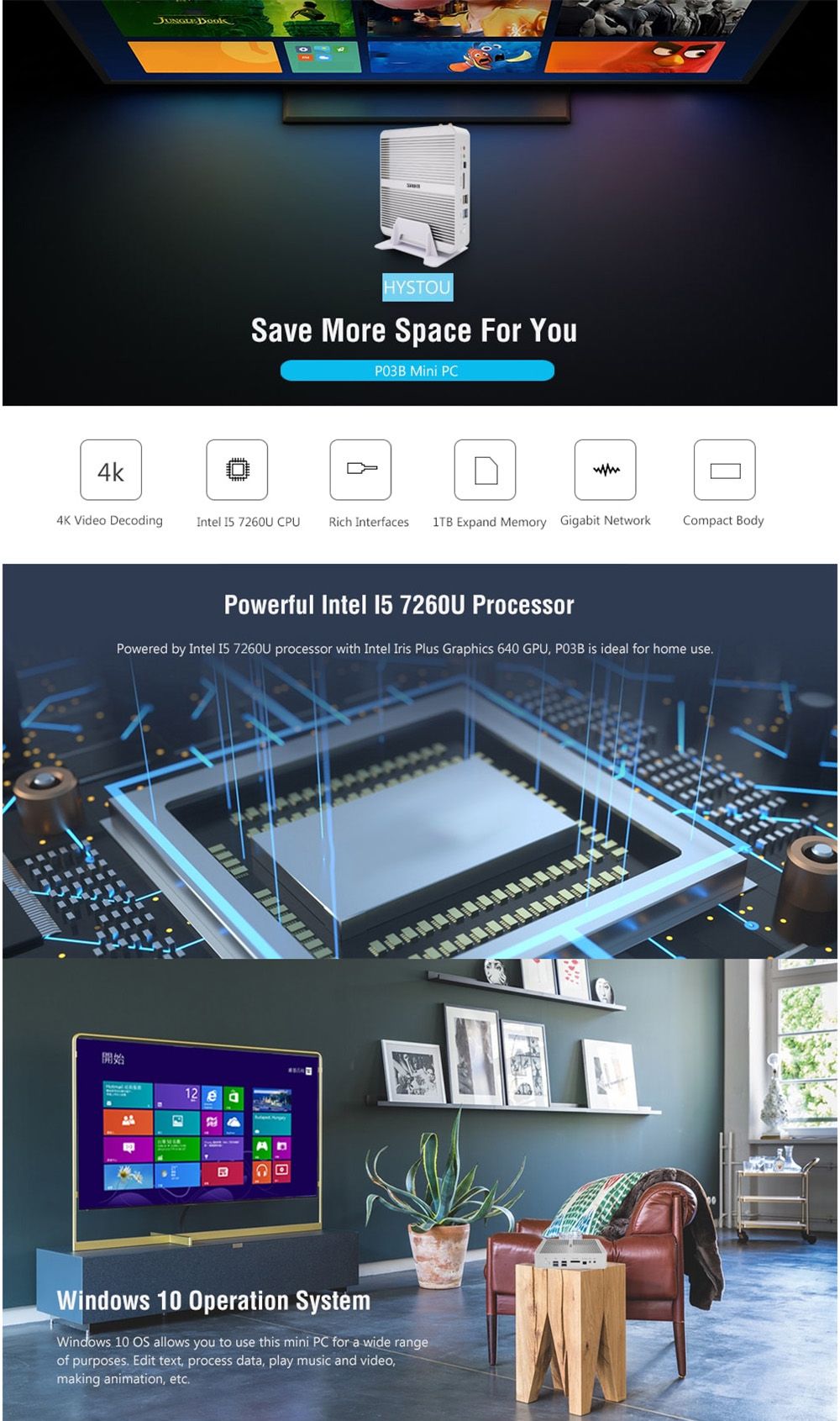 HYSTOU-FMP03B-Mini-PC-i5-7260U-8GB128GB8GB256GB-Dual-Cores-Win10-DDR4-Intel-HD-Graphics-640-34GHz-Fa-1510235
