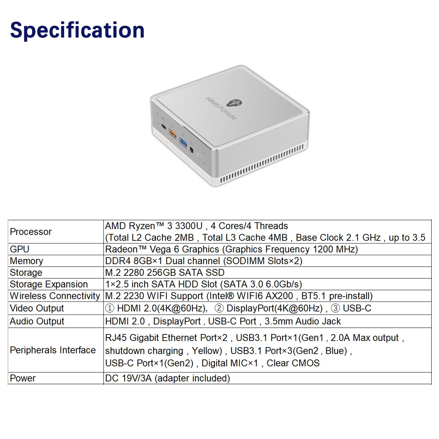 MINISFORUM-DeskMINI-UM300-AMD-Ryzen-3-3300U-8GB-DDR4-256GB-SSD-Radeon-Vega-6-Graphics-Mini-PC-Deskto-1725326