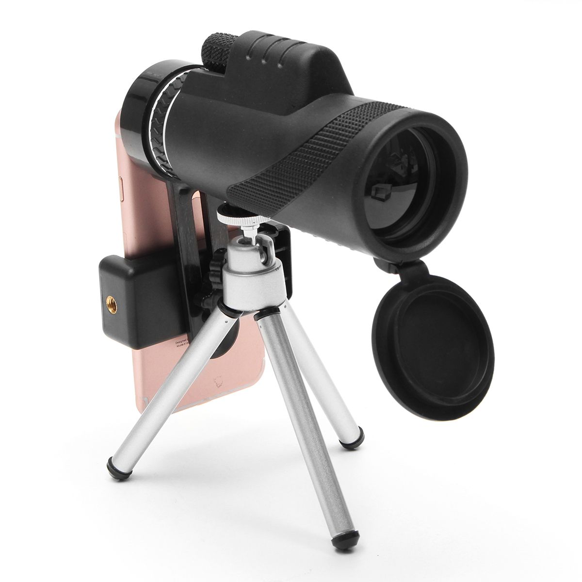 40X-Optical-Monocular-Telescope-HD-Zoom-Camera-Clip-Lens-Tripod-for-Mobile-Phone-Travel-1633555