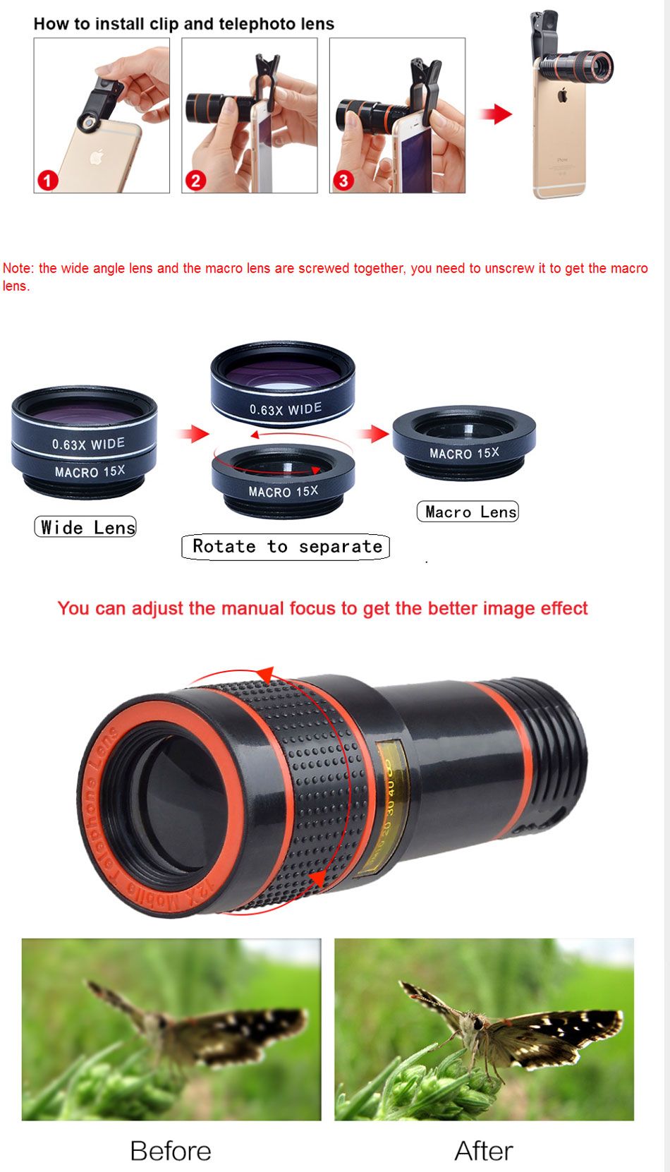 Apexel-APL-HS12XDG3-6-in-1-Universal-12X-Zoom-Telescope-Fisheye-Wide-Angle-Macro-with-Tripod-1226726