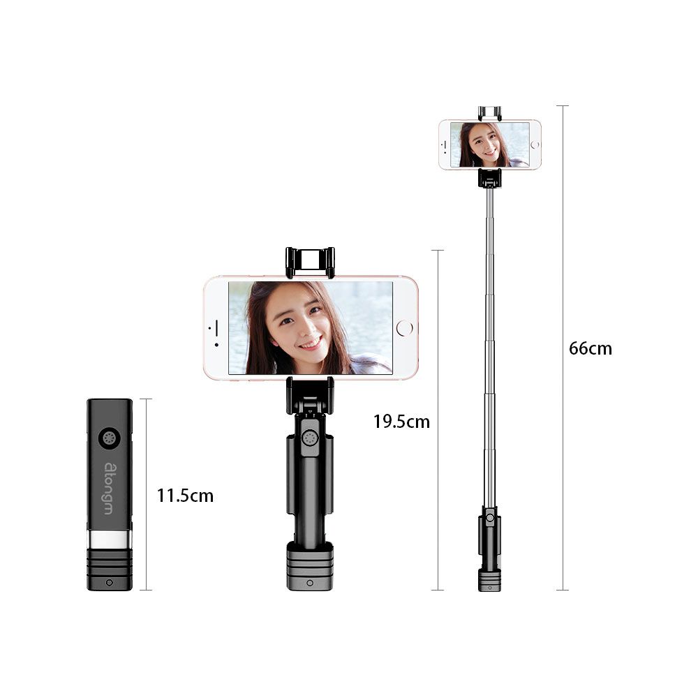 Atongm-Wired-Control-Extendable-Foldable-Mini-Selfie-Stick-Pink-1417865