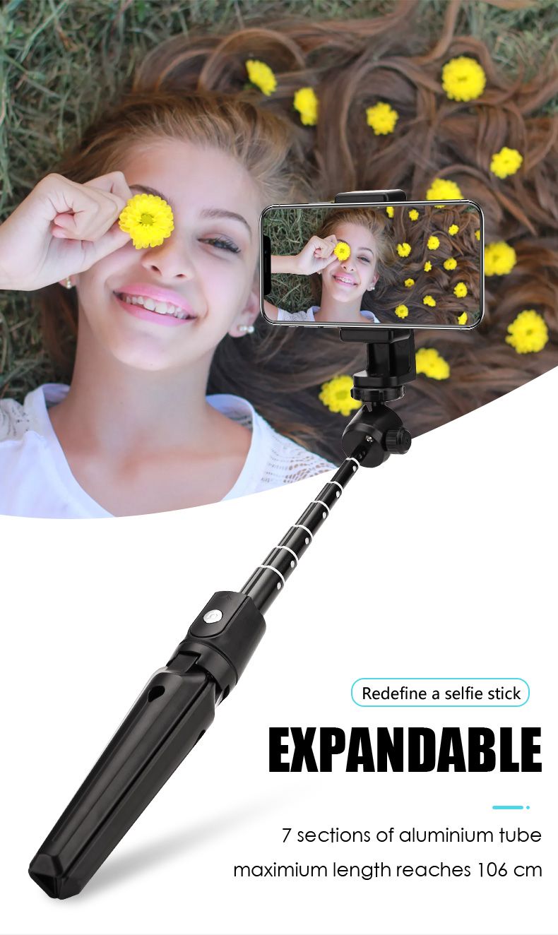 Bakeey-K20-Selfie-Stick-Multifunctional-bluetooth-Remote-Control-Light-Weight-Tripod-360-Degree-Rota-1748521