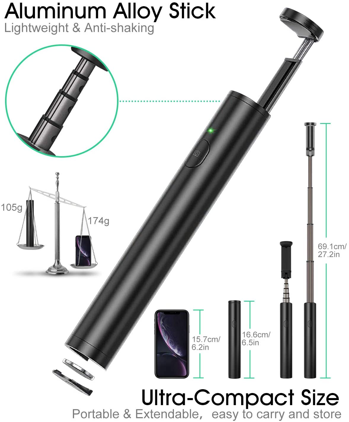 ELEGIANT-EGS-04-Mobile-Selfie-Stick-Bluetooth-Selfie-Stick-Integrated-Design-Lightweight-Wireless-Mi-1763962